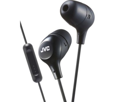 JVC HA-FX38M-B-E Headphones - Black JVC HA-FX38M-B-E Headphones - Black